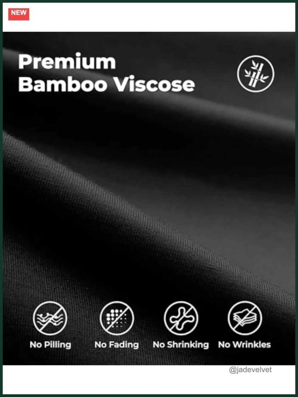 Viscose from Bamboo Men's Pajama Set - Short Sleeve V-Neck Sleepwear with Shorts